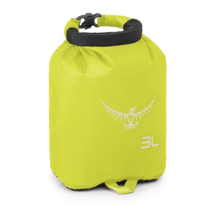 Osprey Ultralight DrySack 3 liter drybag Electric Lime -waterdichte zak