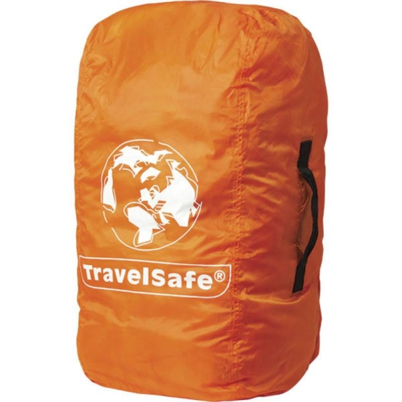 Travelsafe Combi cover M tot 55l- backpack flightbag & regenhoes oranje