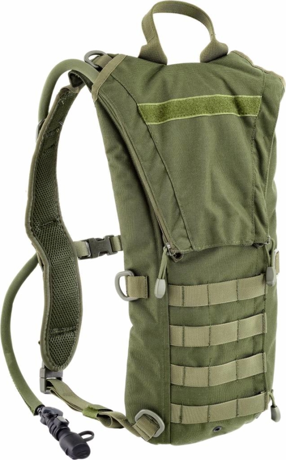 Defcon5 Hydro back drinkrugzak 3liter v-cut olive green