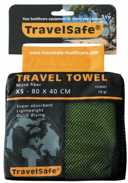 Travelsafe Reishanddoek XS 80 x 40 cm Lime groen