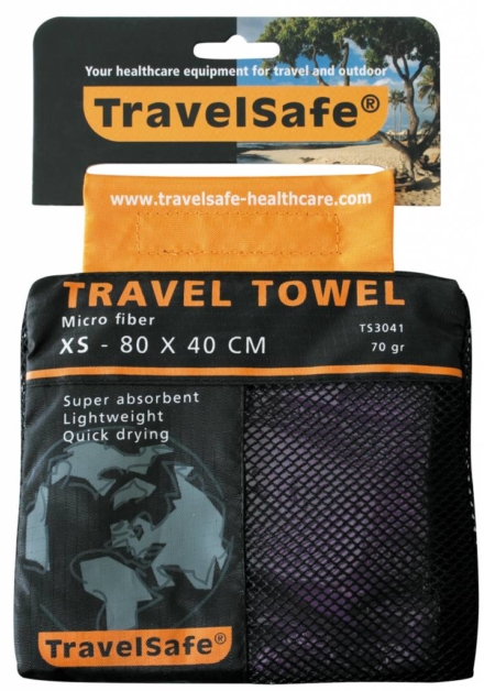 Travelsafe Reishanddoek XS 80 x 40 cm Paars