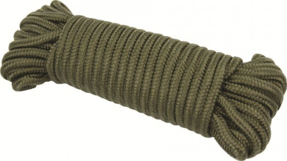 Highlander Touw 7mm x 15m olive