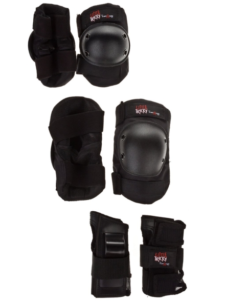 Triple 8 Little Tricky Protection Set zwart