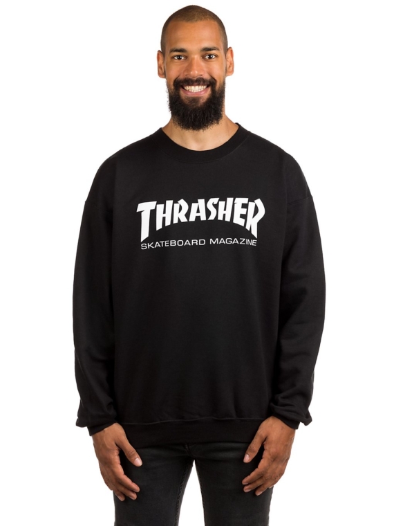 Thrasher Skate-Mag Crewneck Trui zwart