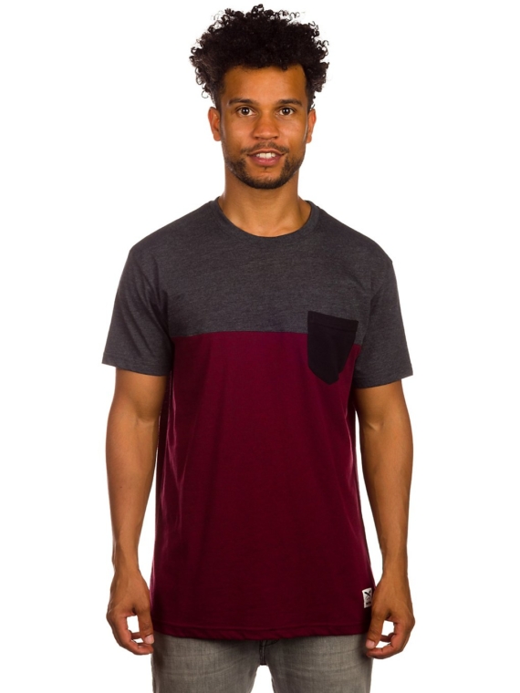 Iriedaily Block Pocket T-Shirt rood