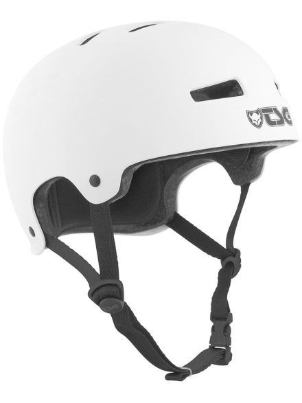 TSG Evolution Solid Color Skihelm wit