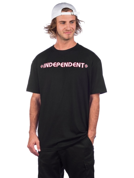 Independent Bar Cross T-Shirt zwart