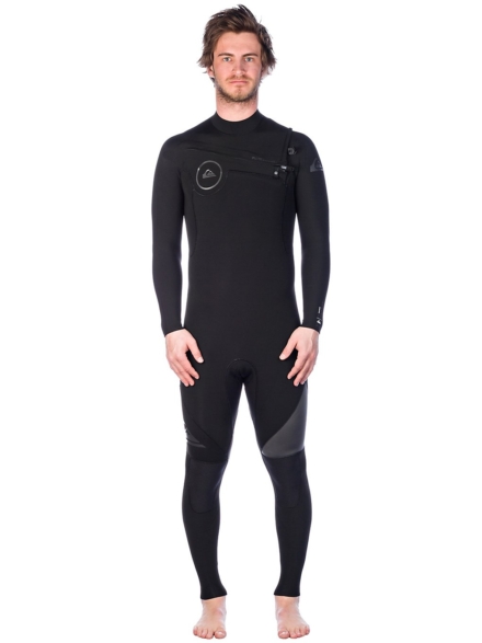Quiksilver Syncro Series 3/2 Chest Zip zwart