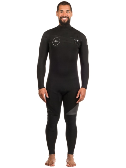 Quiksilver Syncro Series 4/3 Chest Zip zwart