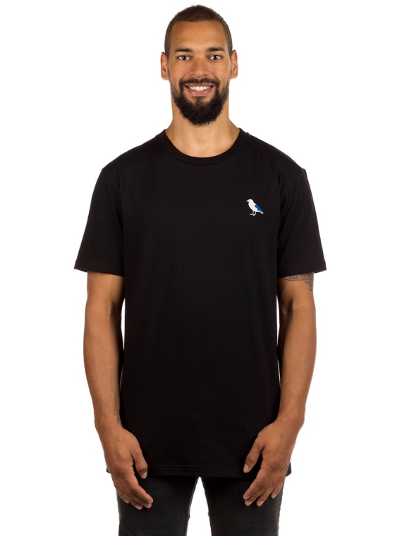 Cleptomanicx Embro Gull T-Shirt zwart