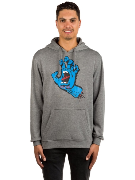 Santa Cruz Screaming Hand Hoodie grijs