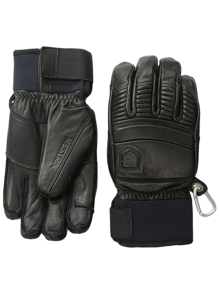 Hestra lederen Fall Line handschoenen zwart