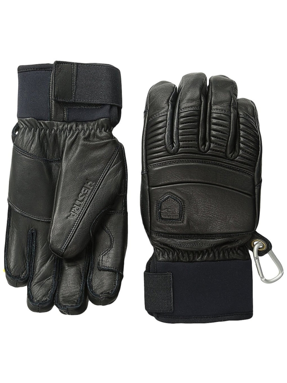 Hestra lederen Fall Line handschoenen zwart