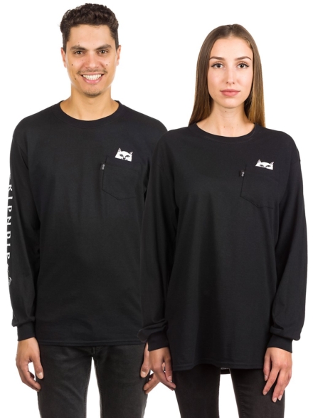 RIPNDIP Lord Nermal Pocket Long Sleeve T-Shirt zwart