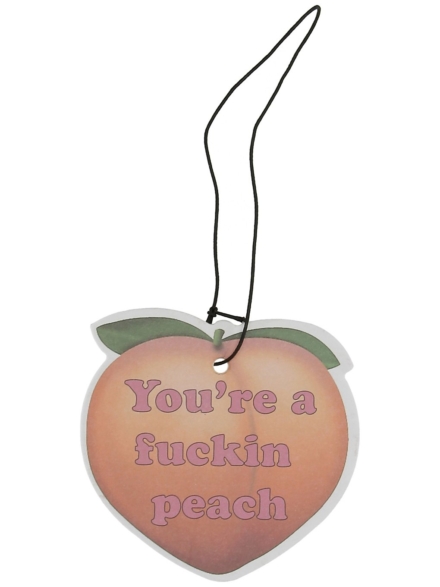 Jac Vanek Peach Air Freshener oranje