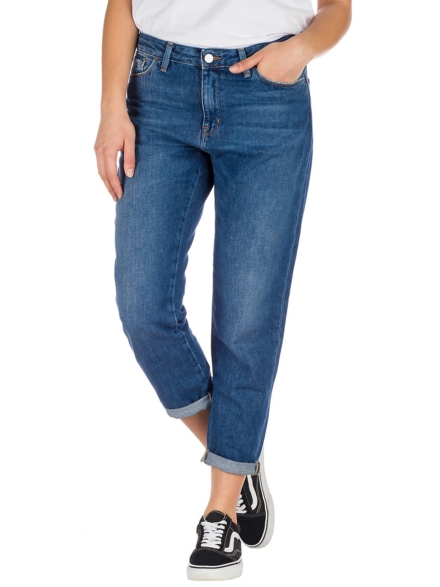 Carhartt WIP Domino Ankle Jeans blauw
