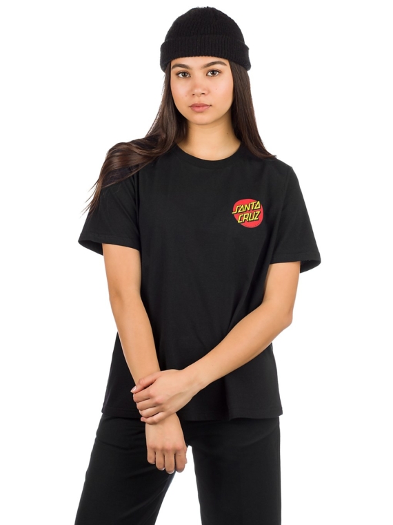 Santa Cruz Classic Dot T-Shirt zwart