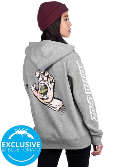 Santa Cruz Tie Dye Hand Hoodie grijs