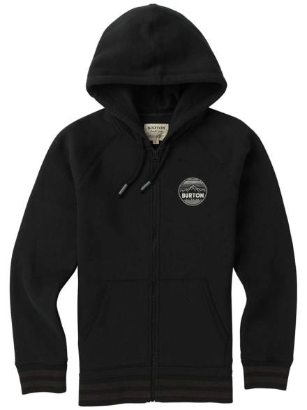 Burton Idletime Zip Hoodie zwart