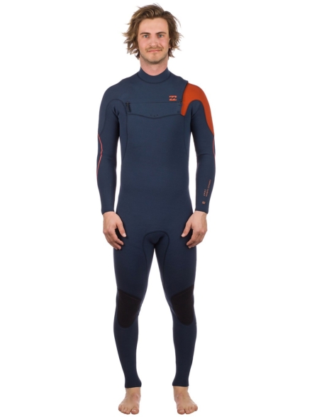 Billabong Furnace Carb 3/2 Chest Zip blauw