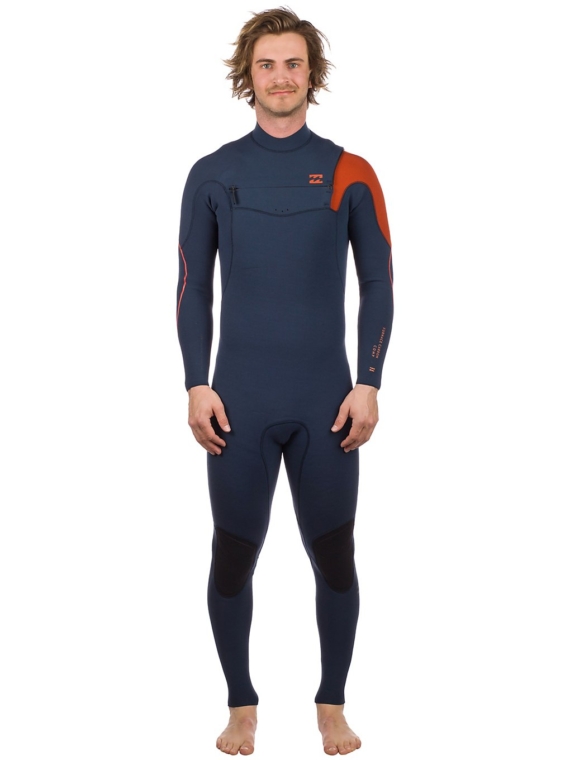 Billabong Furnace Carb 3/2 Chest Zip blauw