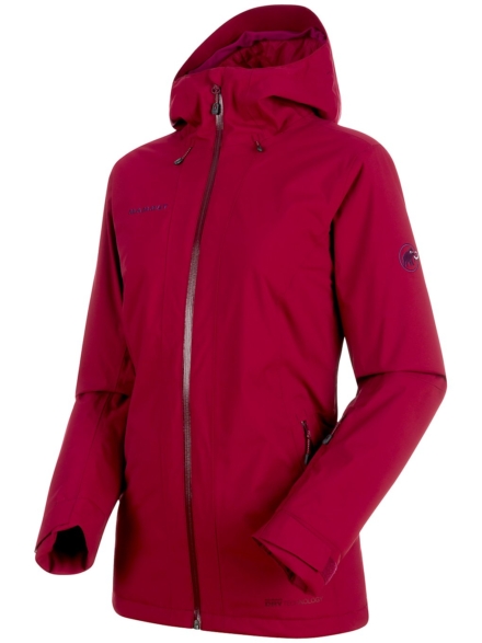Mammut Nara Hs Thermo Hooded Ski jas rood