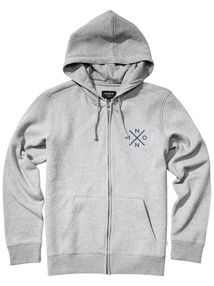 Nixon Spot Full Zip Hoodie grijs