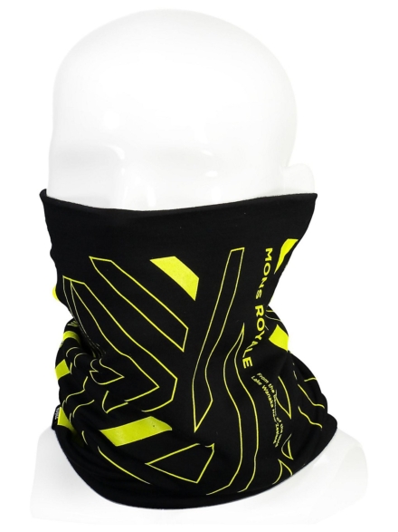 Mons Royale Merino Double Up Neck Warmer zwart