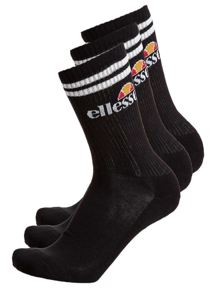 Ellesse Pullo 3Pk skisokken zwart