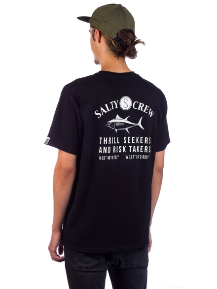 Salty Crew Markets T-Shirt zwart