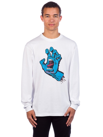Santa Cruz Screaming Hand Long Sleeve T-Shirt wit