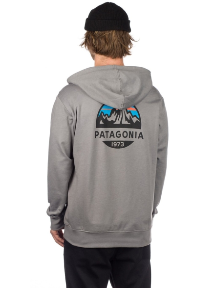 Patagonia Fitz Roy Scope LW Full Zip Hoodie grijs