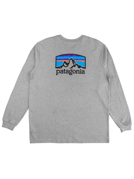 Patagonia Fitz Roy Horizon Responsibili Long Sleev grijs