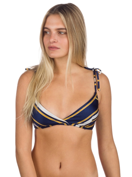Roxy Romantic Senses Reg Wrap Tri Bikini Top blauw