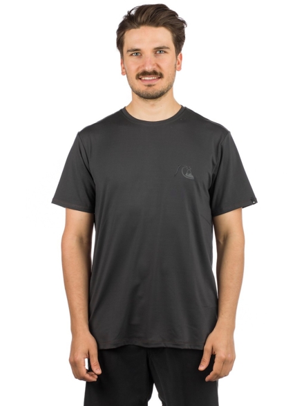 Quiksilver Bubble Logo Rash Guard Lycra zwart