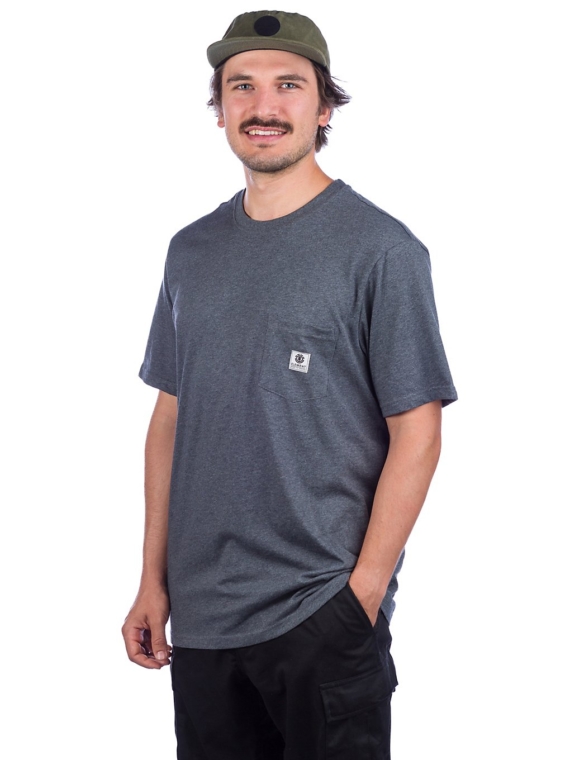 Element Basic Pocket Label T-Shirt grijs