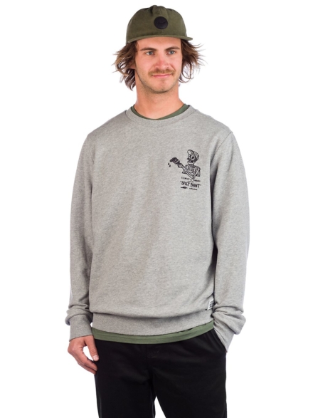 Element Spilt Crew Trui grijs