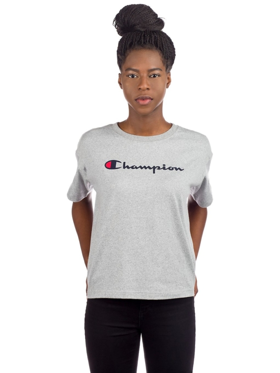 Champion American Logo T-Shirt grijs