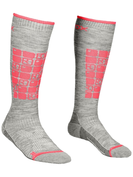 Ortovox Ski Compression Tech skisokken grijs