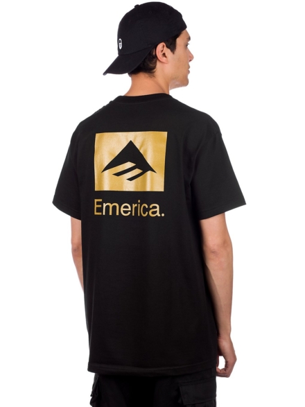 Emerica Brand Stack T-Shirt zwart