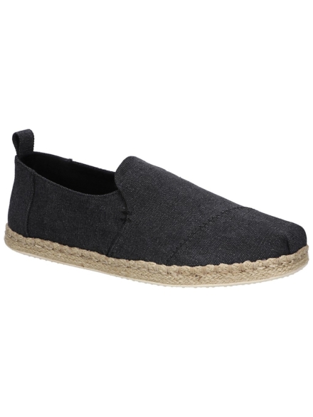TOMS Deconstructed Alpargata Rope Slip-Ons zwart