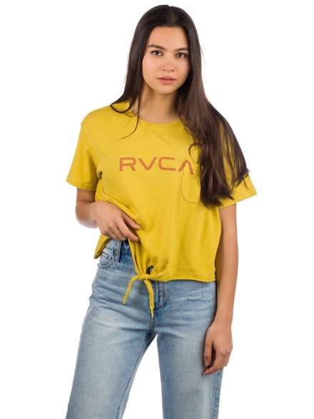 RVCA Big T-Shirt geel