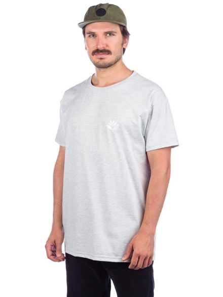 Magenta Heart Plant T-Shirt grijs