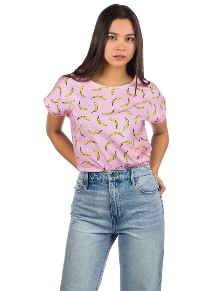 Dedicated Visby Bananas T-Shirt roze