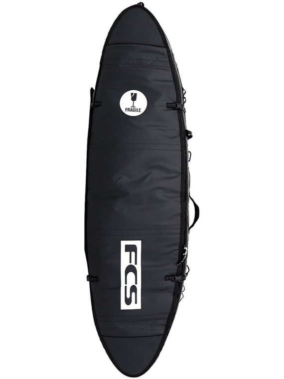 FCS Travel 1 Fun 6’3 Surfboard tas zwart