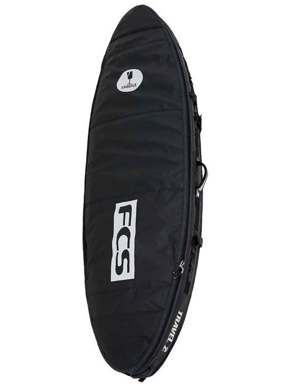 FCS Travel 2 All Purpose 6’3 Surfboard tas zwart