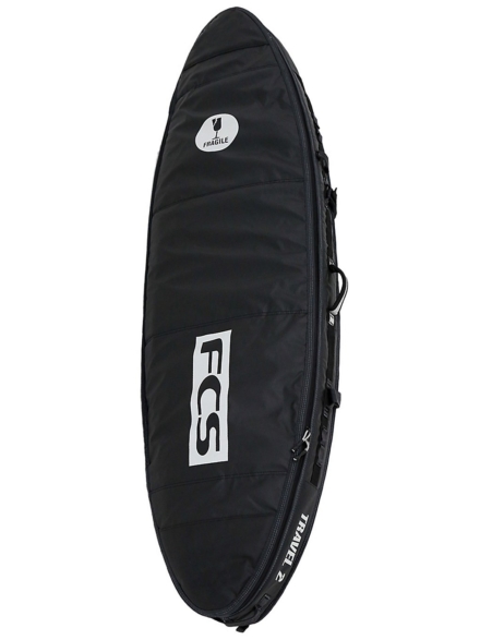 FCS Travel 2 All Purpose 6'7 Surfboard tas zwart