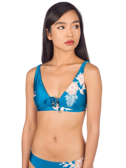 Roxy Riding Moon Elongated Tri Bikini Top blauw
