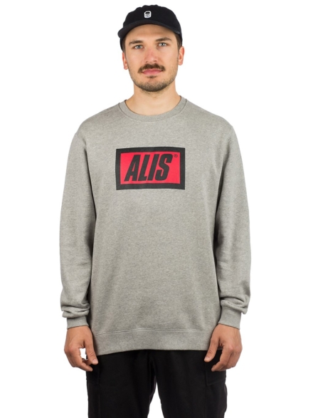 ALIS Classic Crewneck Trui grijs