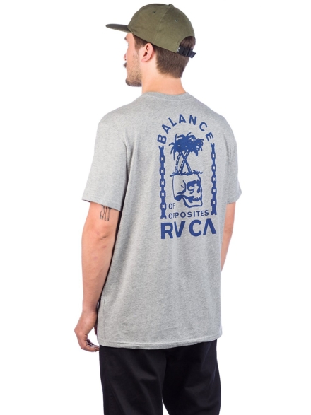 RVCA Bad Palms T-Shirt grijs